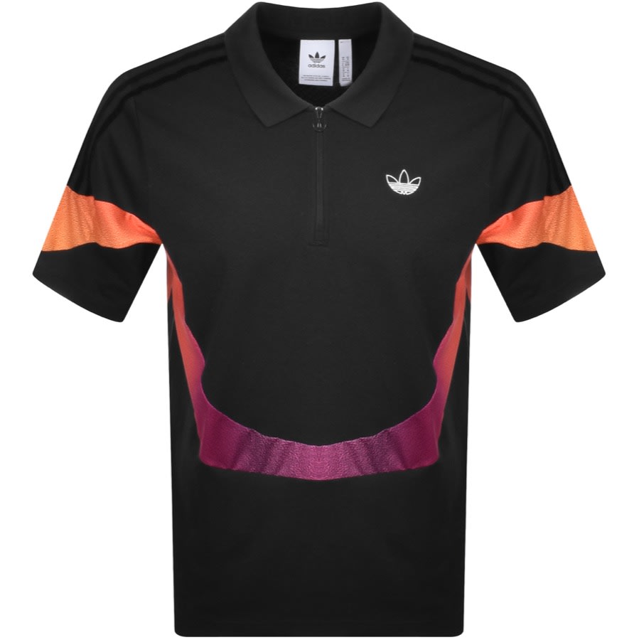 Alternative Image for Productadidas Originals Sport Polo T Shirt Black1